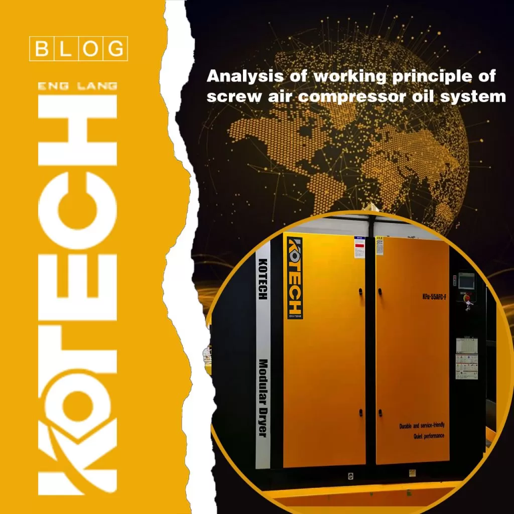 screw air compressor oil system