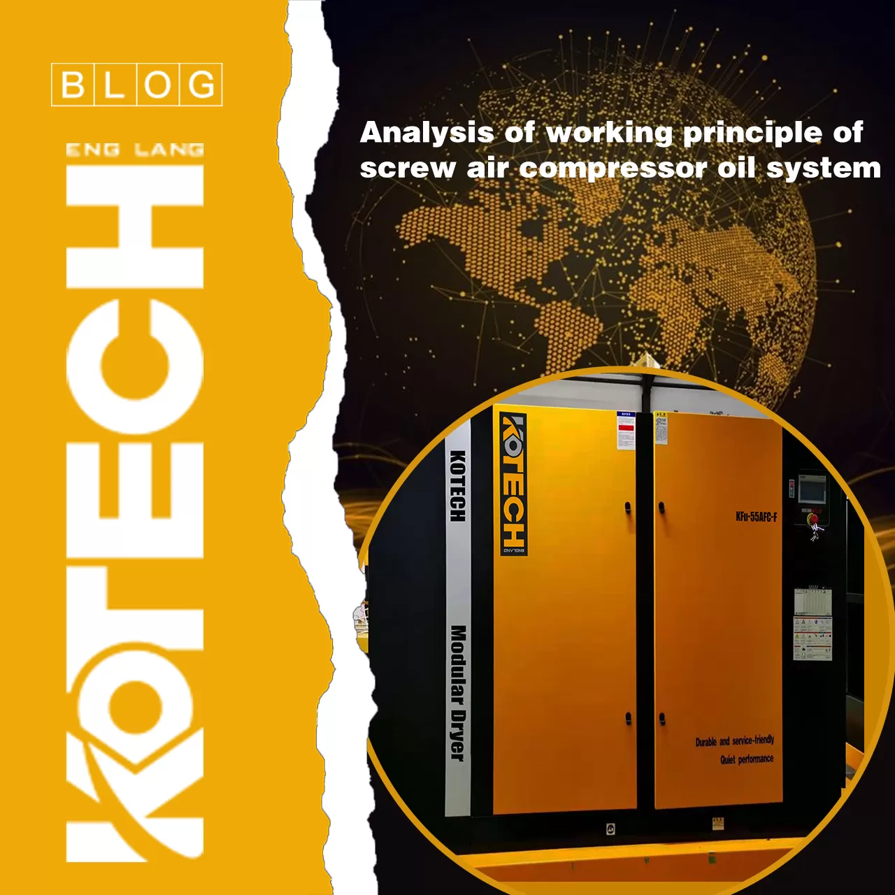 screw air compressor oil system