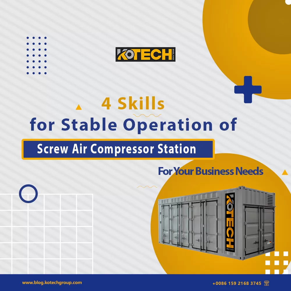 4 Skills for Stable Operation of Screw Air Compressor Station