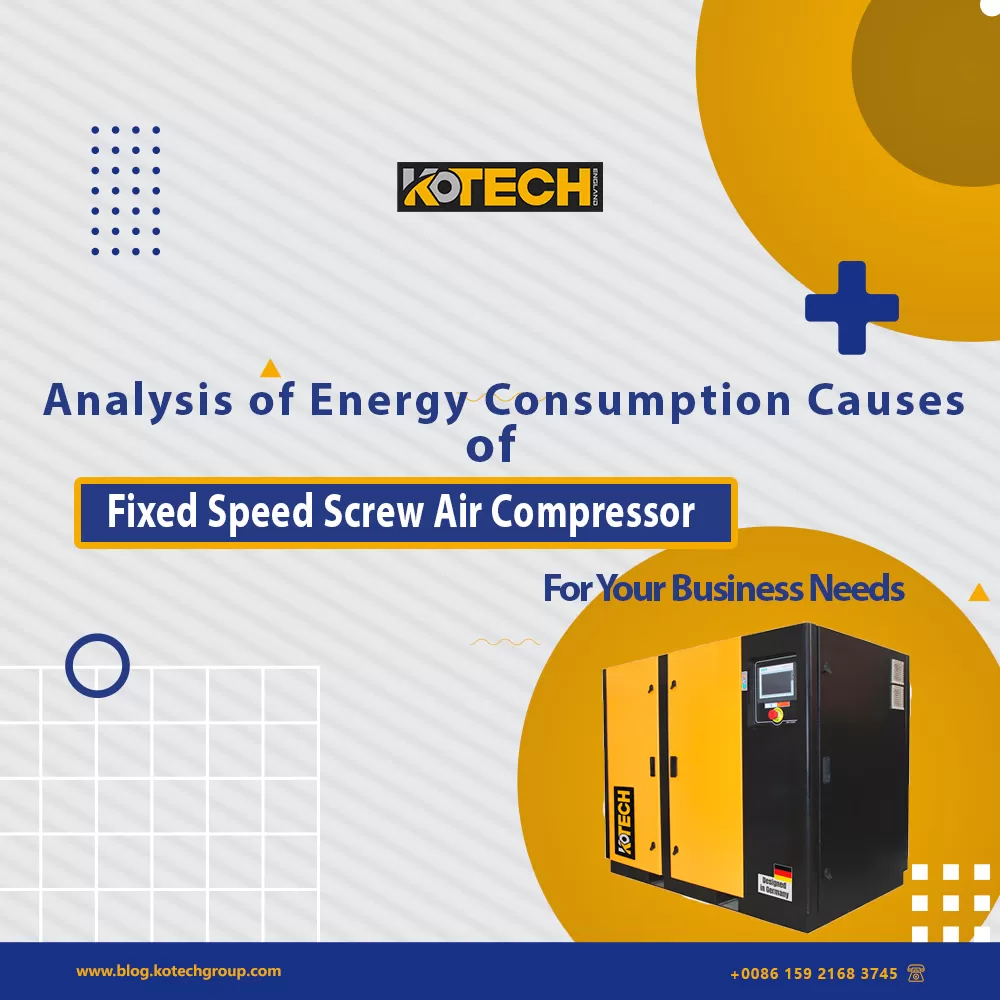 Energy Consumption Causes of Fixed Speed Screw Air Compressor