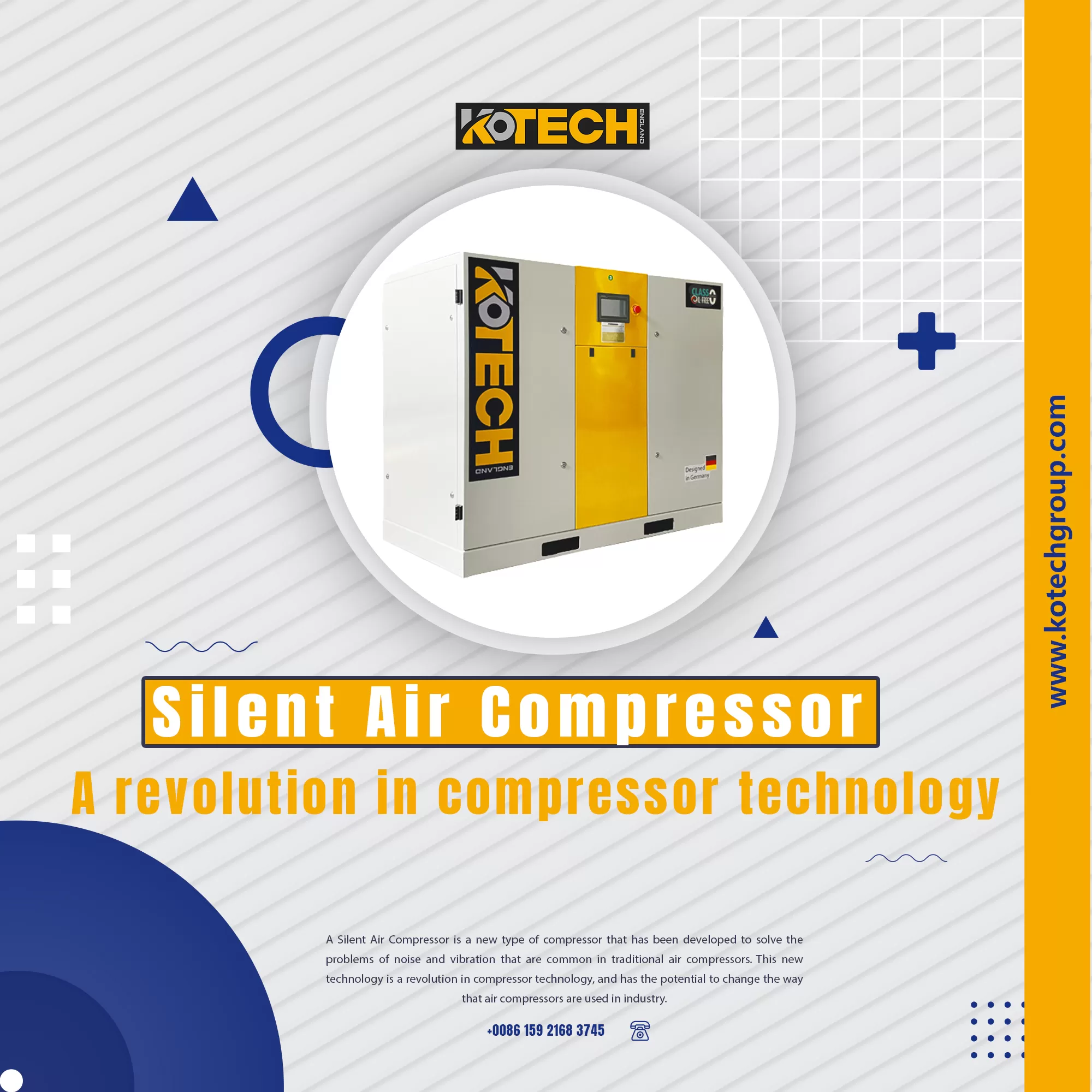 Silent Air Compressor- A revolution in compressor technology